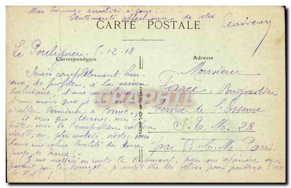La Baule (Loire-Inf.) — A Praia, vista da Estacade — 3e millie - Verso