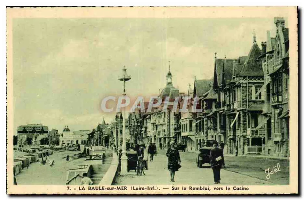 La Baule-sur-Mer (Loire-Inf.) — Auf dem Damm, in Richtung Casino — Joël - Vorderseite