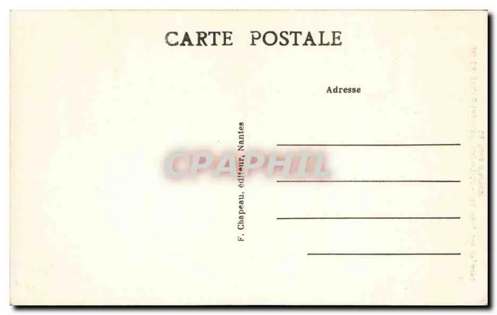 La Baule-les-Pins (Loire-Inf.) — Im Park der Dryaden, Der Liebesbrunnen — F. Chapeau, Nantes, n°28 - Rückseite