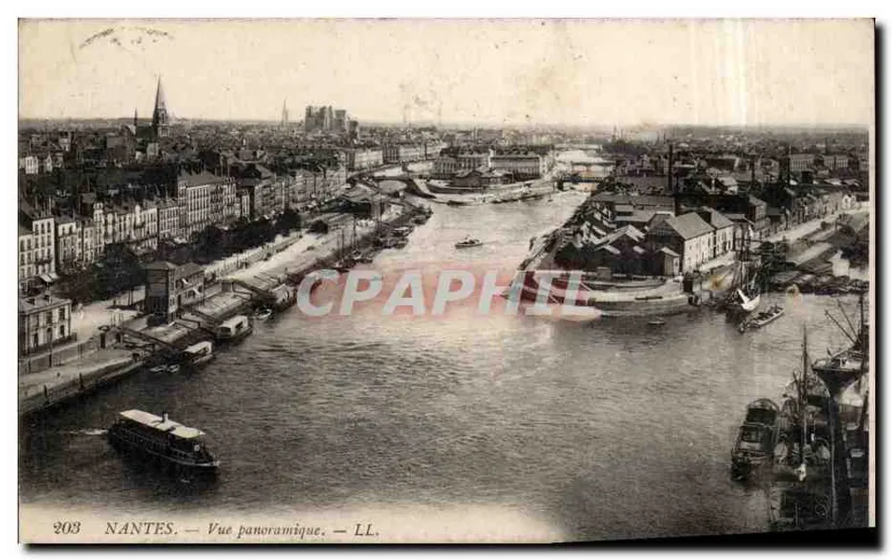 NANTES — Vista panorâmica — LL, n°203 - Frente