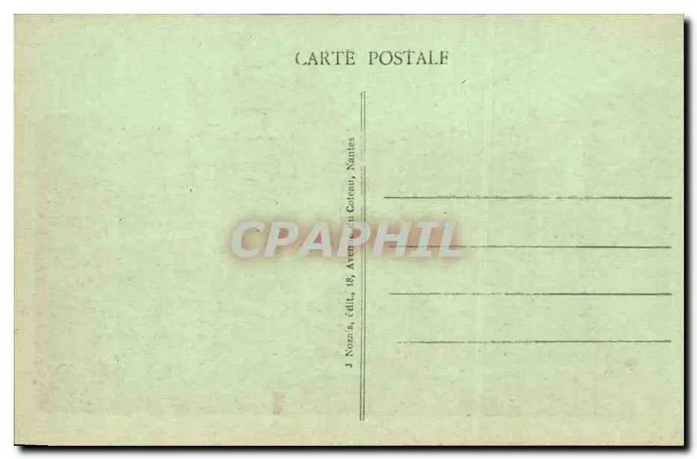 NANTES (L.-I.) - La Psalette, nahe der Kathedrale — J. Nozias, Verlag, Nantes - Rückseite