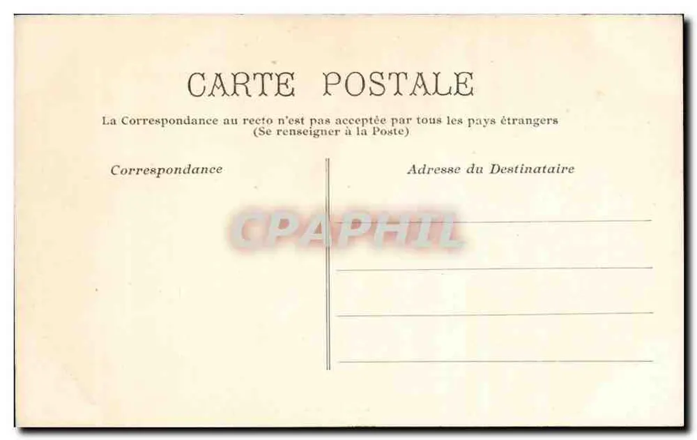 NANTES — Der Botanische Garten — Sammlung G. I. D. de Nantes - Rückseite