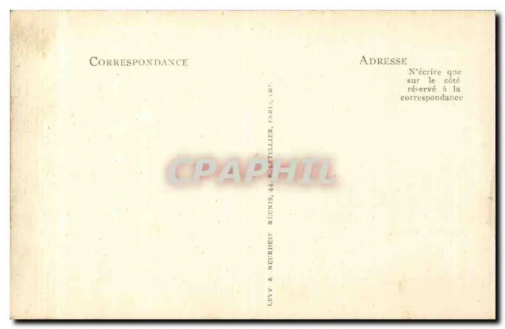 Saint-Nazaire — Der Strand und das Amerikanische Denkmal — Verlag L. Levav & Neprudier, n°135 - Rückseite