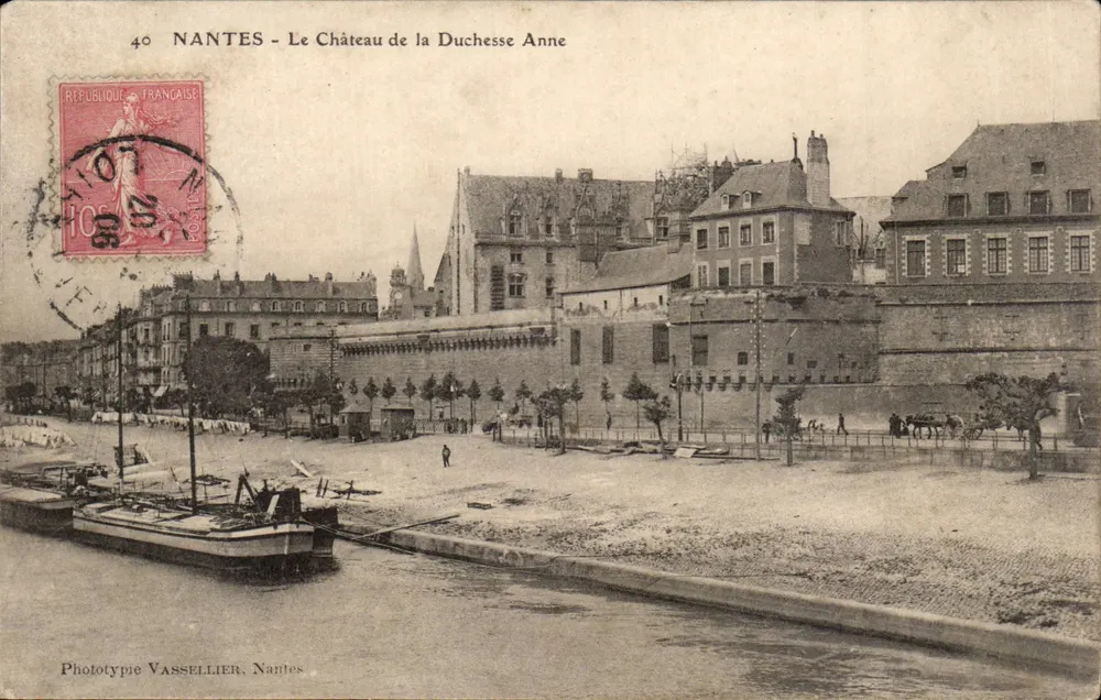 NANTES - Schloss der Herzogin Anne — Phototypie Vassellier, Nantes, n°40 - Vorderseite