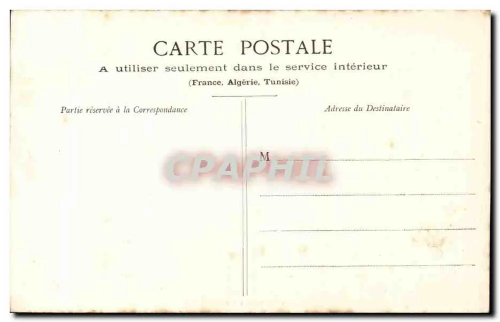 Lächelnde junge Frau — mit Hut mit Schleppe — Sammlung G. I. D. de Nantes - Rückseite
