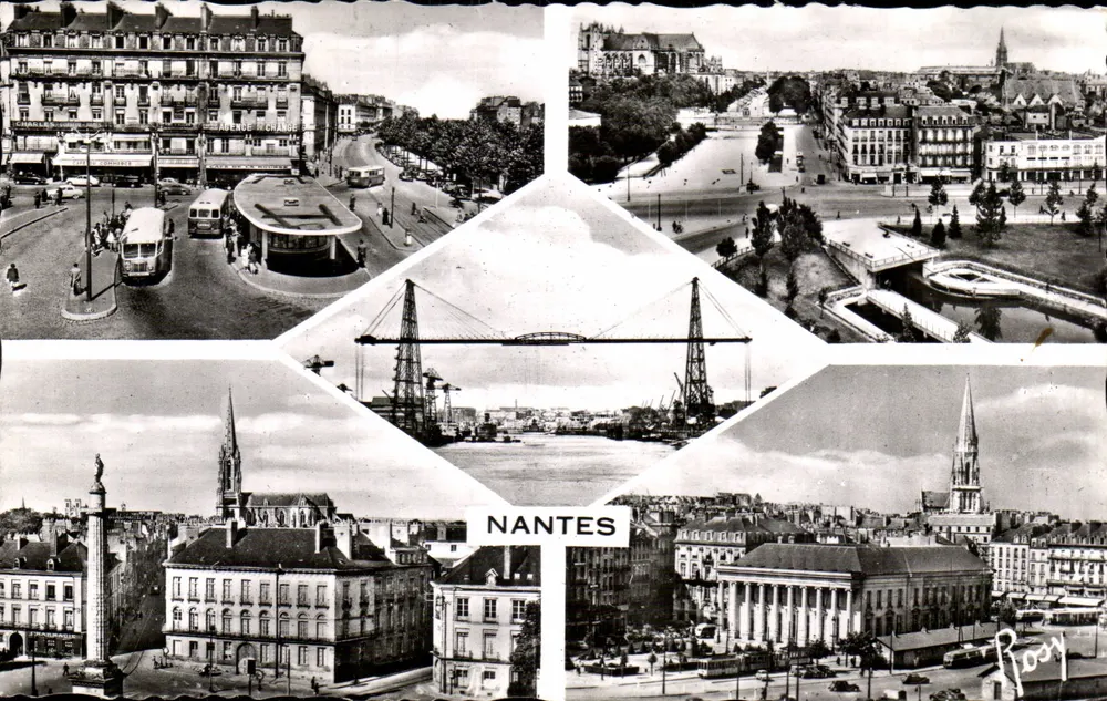Nantes — vista panorâmica — editor Roosy, número de série não visível - Frente