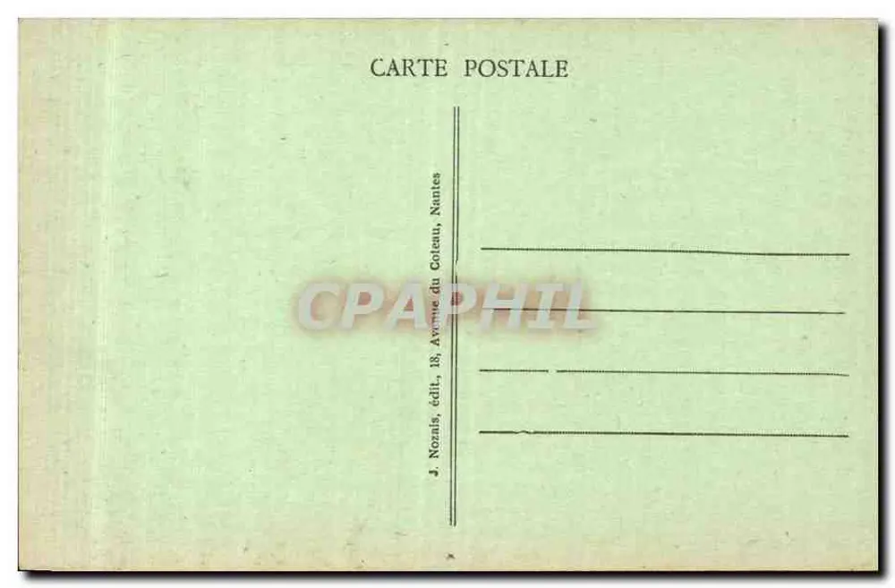Nantes (L.-I.) - Die Fontaine de la Place Royale — J. Nozais, Verlag - Rückseite
