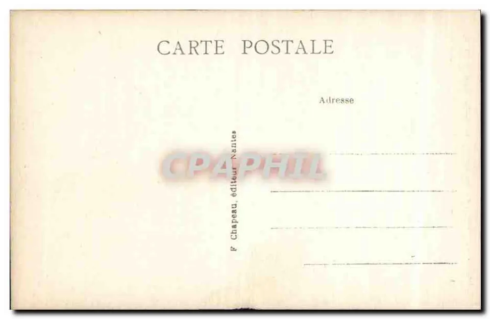 LE CROISIC (Loire-Inf.) — Interior da Igreja (século XV) - Verso
