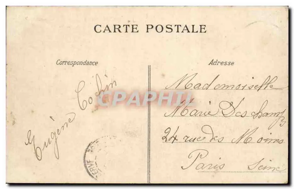 Mantes — Abside da Notre-Dame — C. L. C. n°29 - Verso
