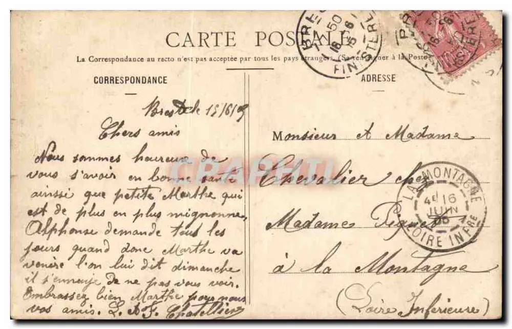 Menina jovem na beira do mar — Coleção G. L. D. de Nantes — N° 296 - Verso