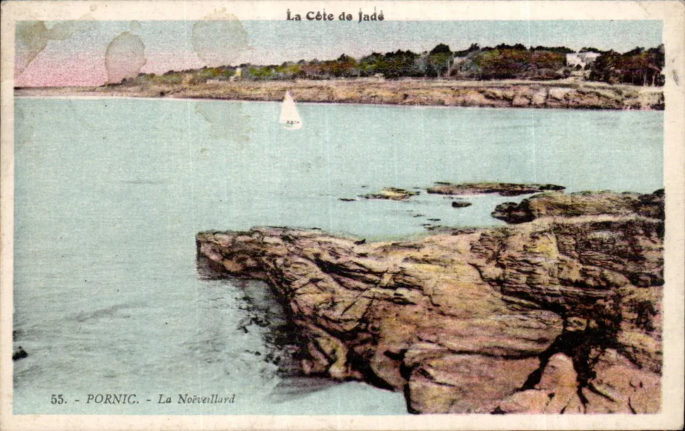 A Costa da Jade — Pornic, La Noëveillard — editor G. Band, n°55 - Frente