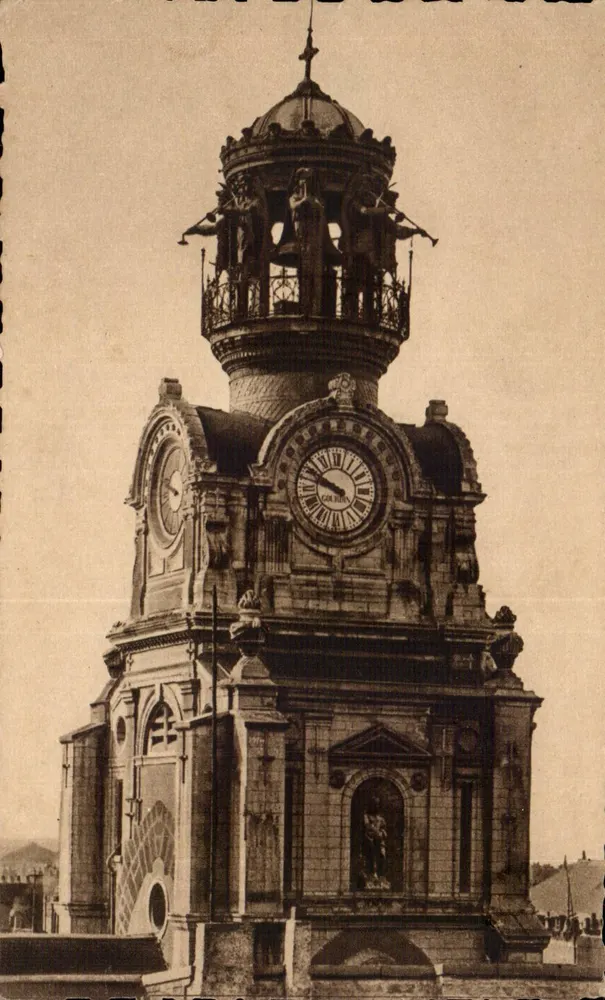 Campanário de Santa Cruz — Nantes — Ed. de Luce A. Delangou, 6, quai Commandant-Charcot, Nantes - Frente