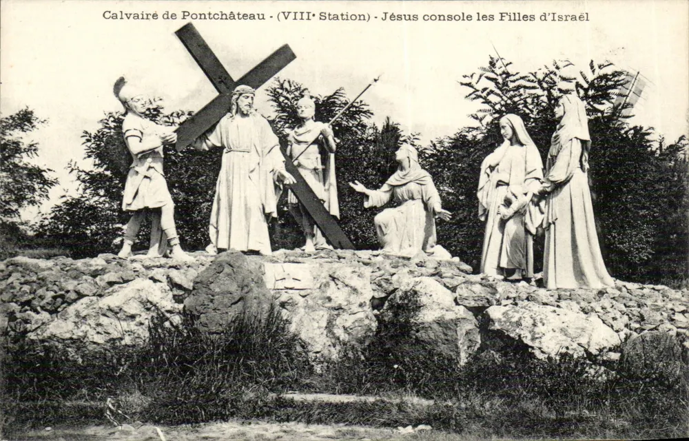 Calvaire de Pontchâteau — (VIIIe Station) — Jesus tröstet die Töchter Israels - Vorderseite