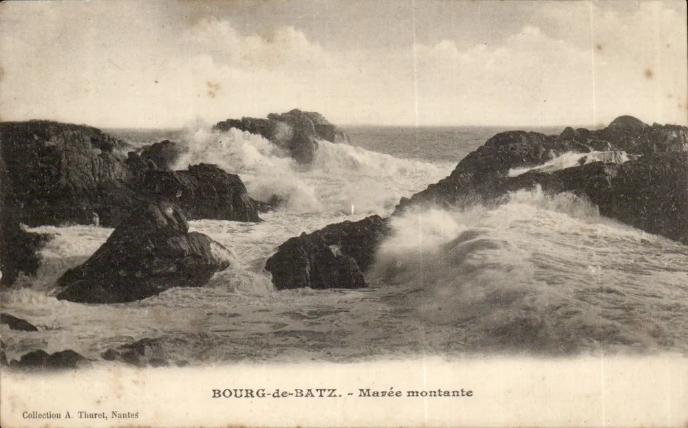 Bourg-de-Batz - Maré alta — Coleção A Thuret, Nantes - Frente