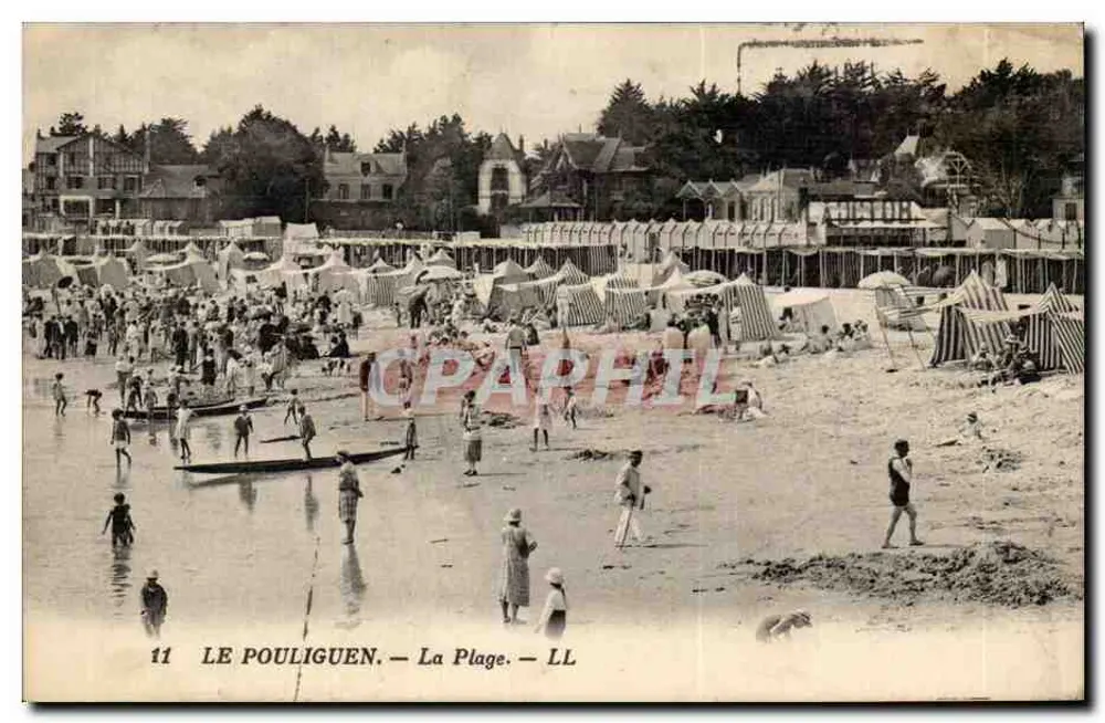 Le Pouliguen — La Plage — LL - Frente