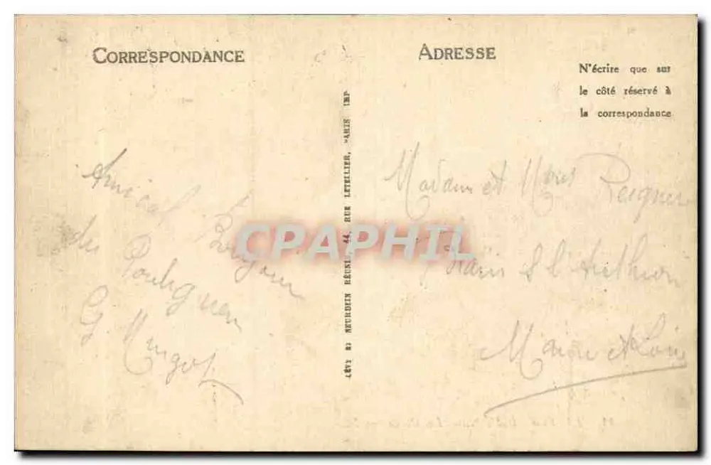 Le Pouliguen — La Plage — LL - Verso