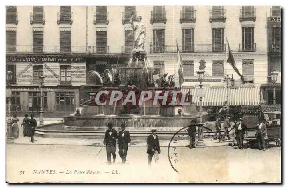 NANTES — A Praça Real — LL. - Frente