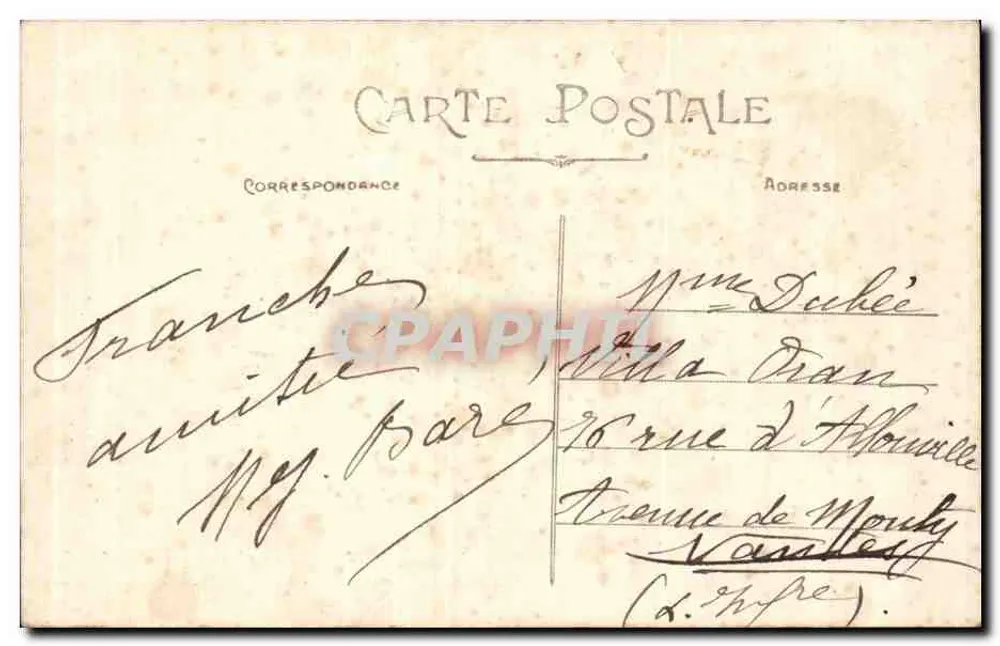 Préfailles (Loire Inf.) — De Strand vanaf de Zee — Artaud et Nozais, Nantes - Achterkant