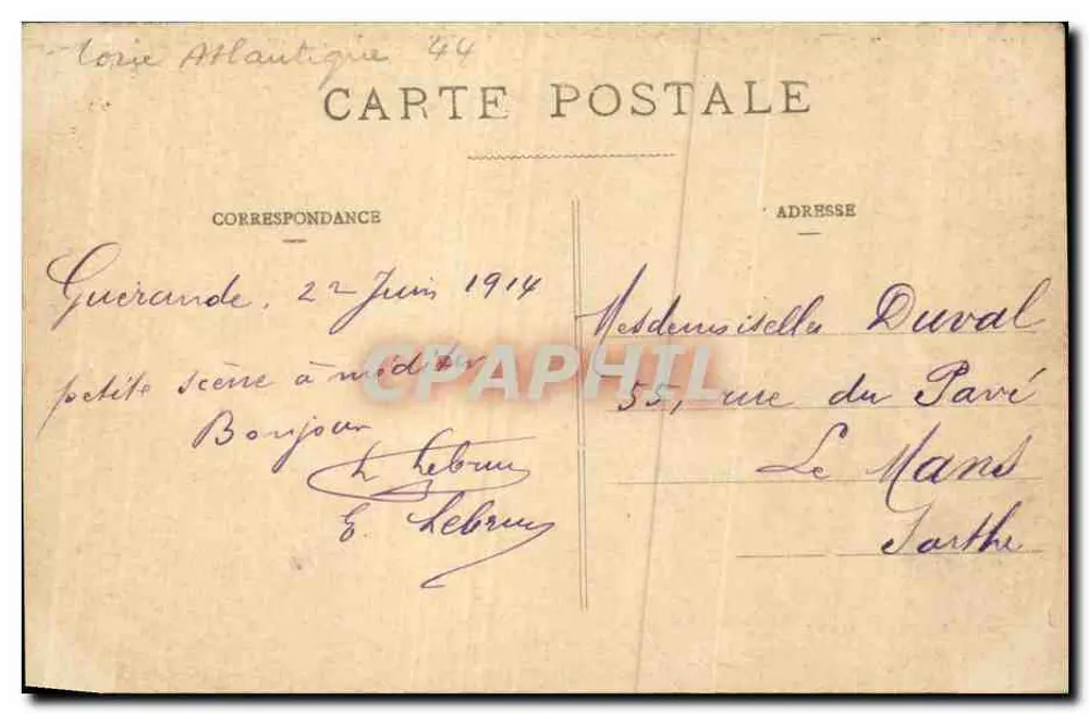 No País do Sal — Maladroite! — Artaud-Nozais, Nantes - Verso
