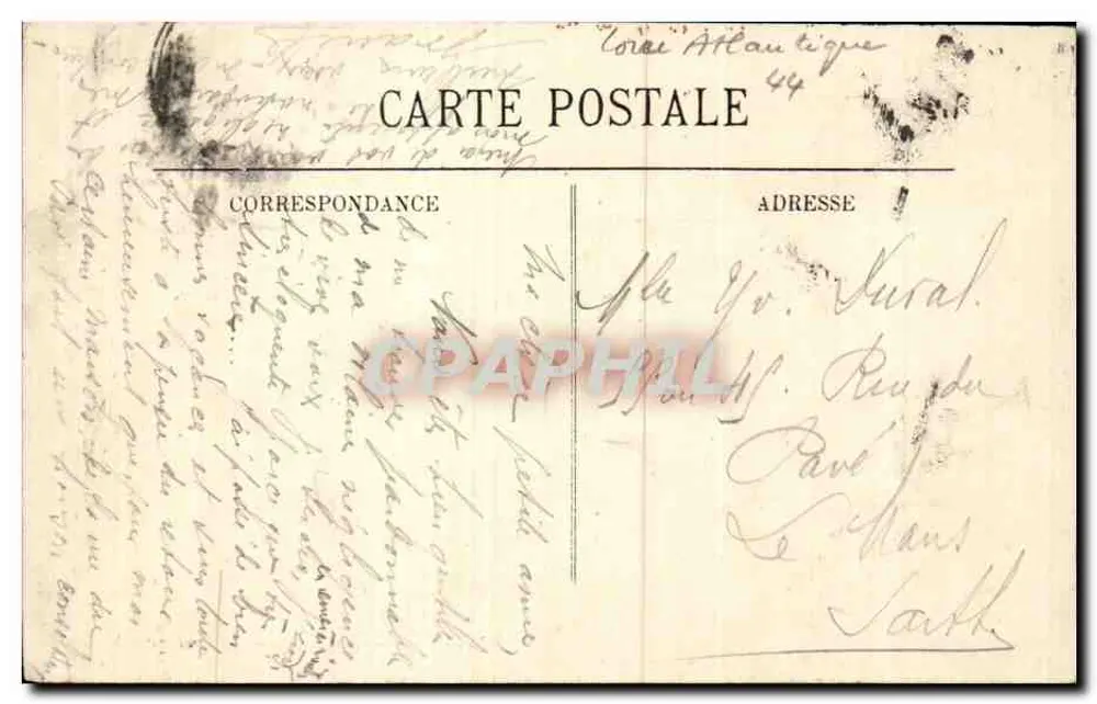 NANTES — Les Quais — Le Pont Transbordeur — N.G. 59 - Rückseite