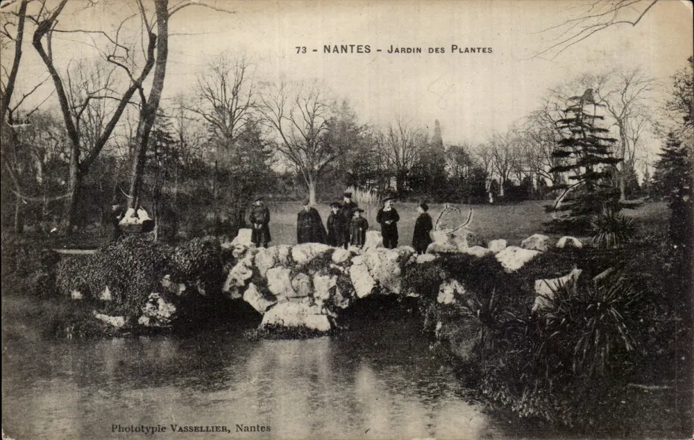 NANTES — JARDIN DES PLANTES — Phototypie Vassellier, Nantes, n°73 - Vorderseite