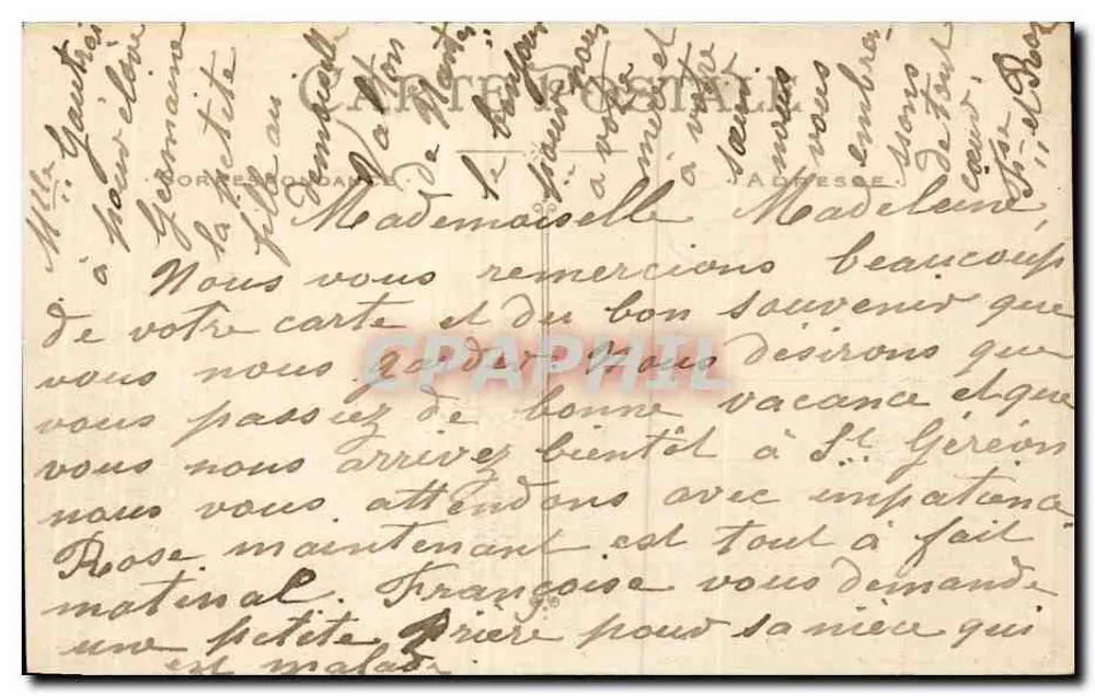 Le Calvaire de St-Géréon — Ancenis (Loire-Inf.) — Artaud et Nozais, Nantes, n°72 - Verso