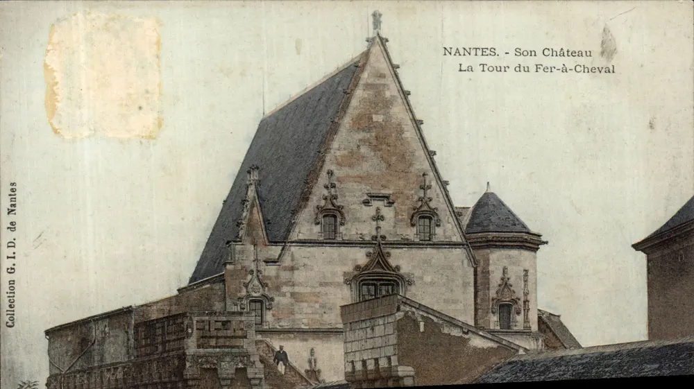 Nantes - Sein Schloss - Die Turm des Fer-à-Cheval — Sammlung G. L. D. de Nantes - Vorderseite