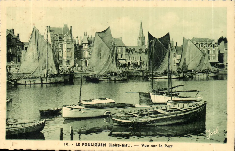 Le Pouliguen (Loire-Inf.) — Ansicht des Hafens — Joël - Vorderseite