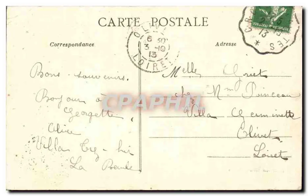 Le Pouliguen (Loire-Inf.) - Die Höhle der Korrigans — Verlag Abboud-Nozaïs, Nantes, n°15 - Rückseite