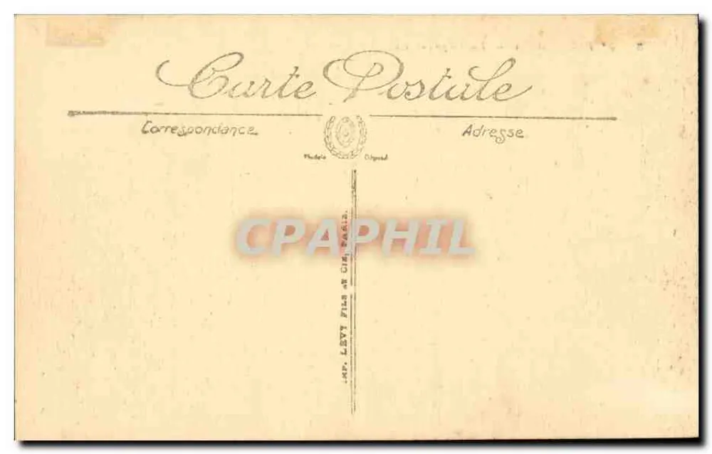 Le Pouliguen — A Praia — LL. — Imp. Levy Frères à Cherbourg - Verso