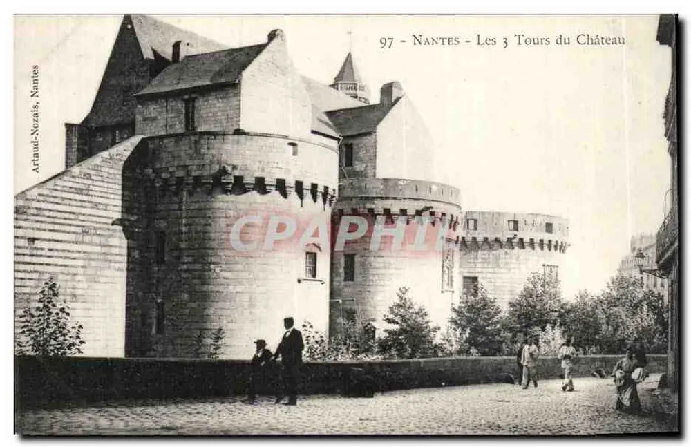 Nantes - As 3 Torres do Castelo — Artault-Nozais, Nantes, n°97 - Frente