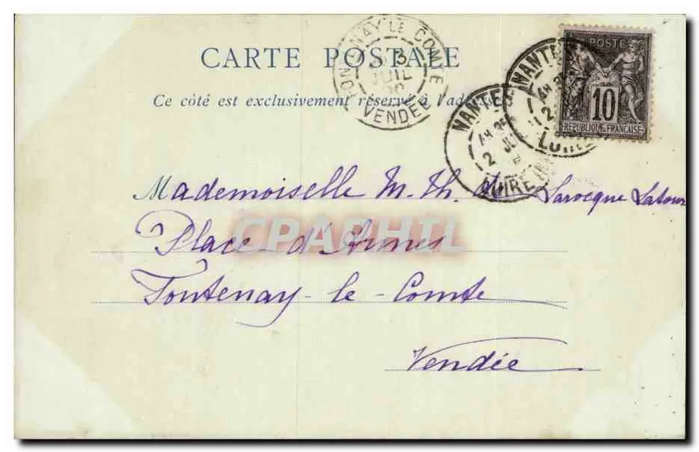 NANTES — A Igreja de Santa Cruz — ND Pbot - Verso