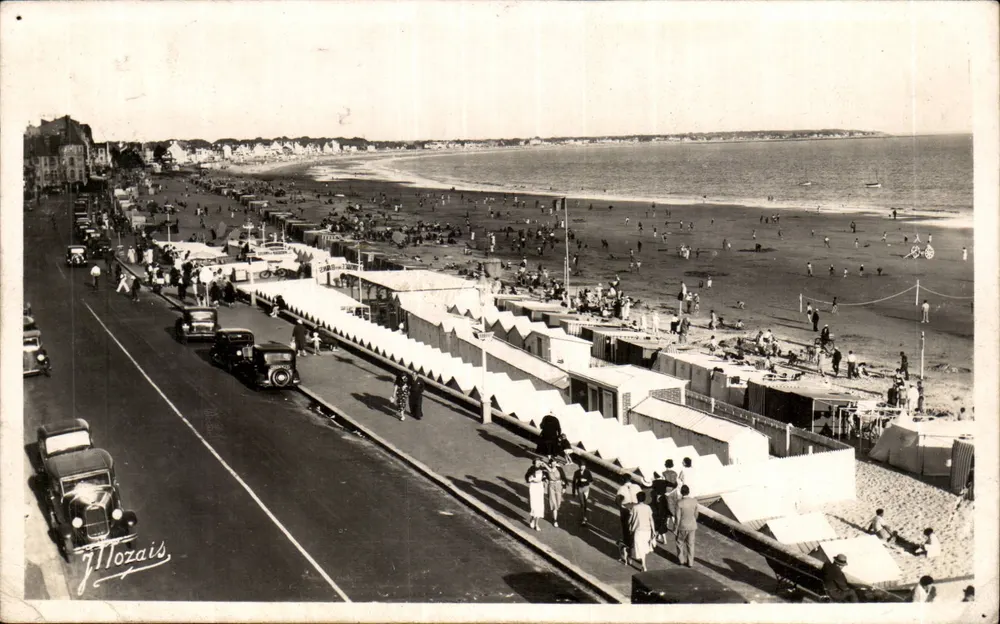 La Baule-sur-Mer — Allgemeiner Blick auf den Strand — J. Mozais - Vorderseite