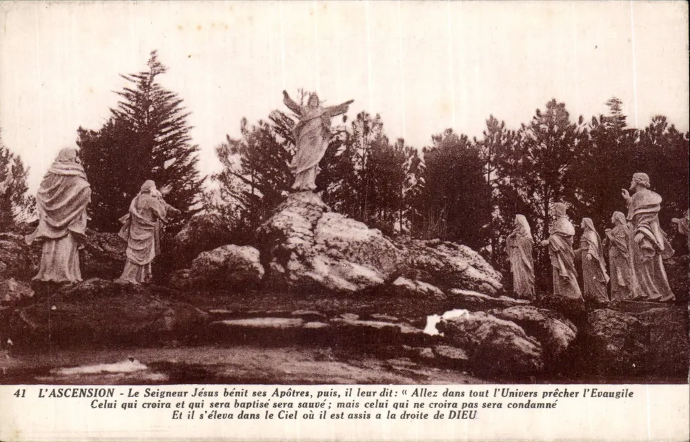 Die Auferstehung — Der Herr Jesus segnet seine Apostel — J. Nozais, Nantes - Vorderseite
