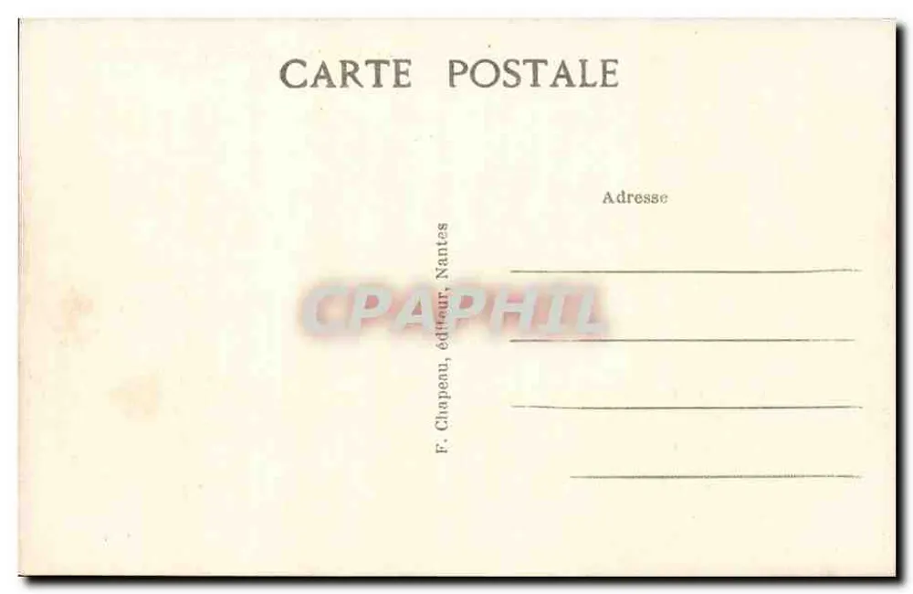 Le Croisic (Loire-Inf.) — Praia de Port-Lin — Maré alta - Verso
