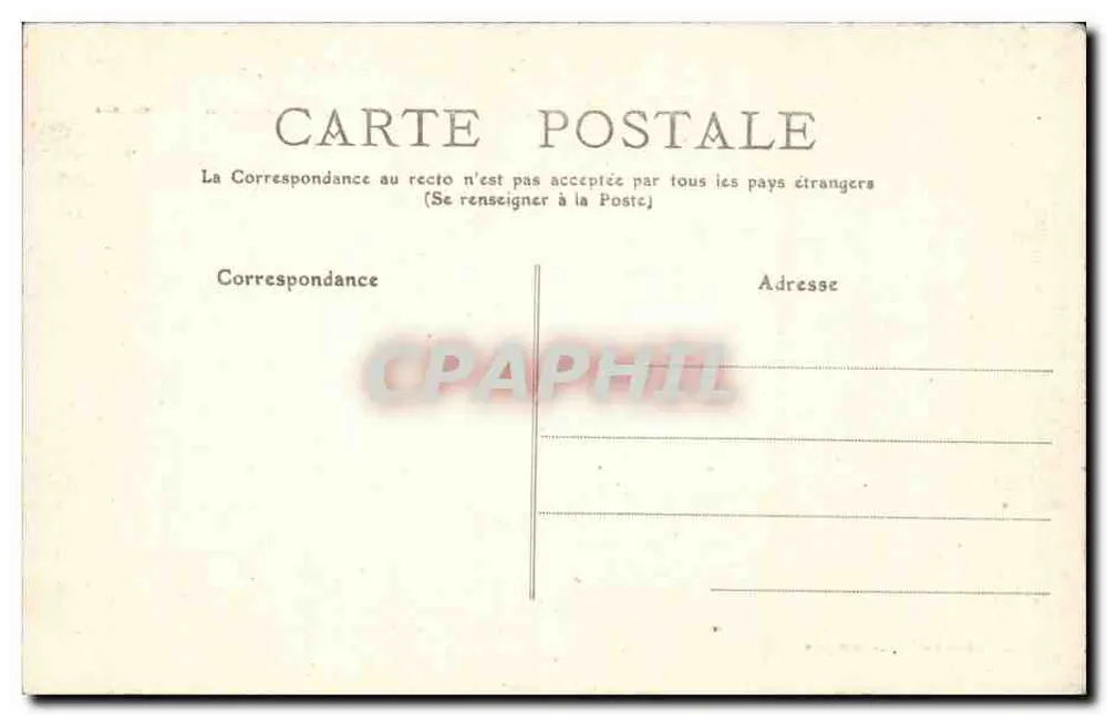Le Pouliguen - Pierre Percée, Aussicht auf die Küste — Sammlung Fodéré - Rückseite