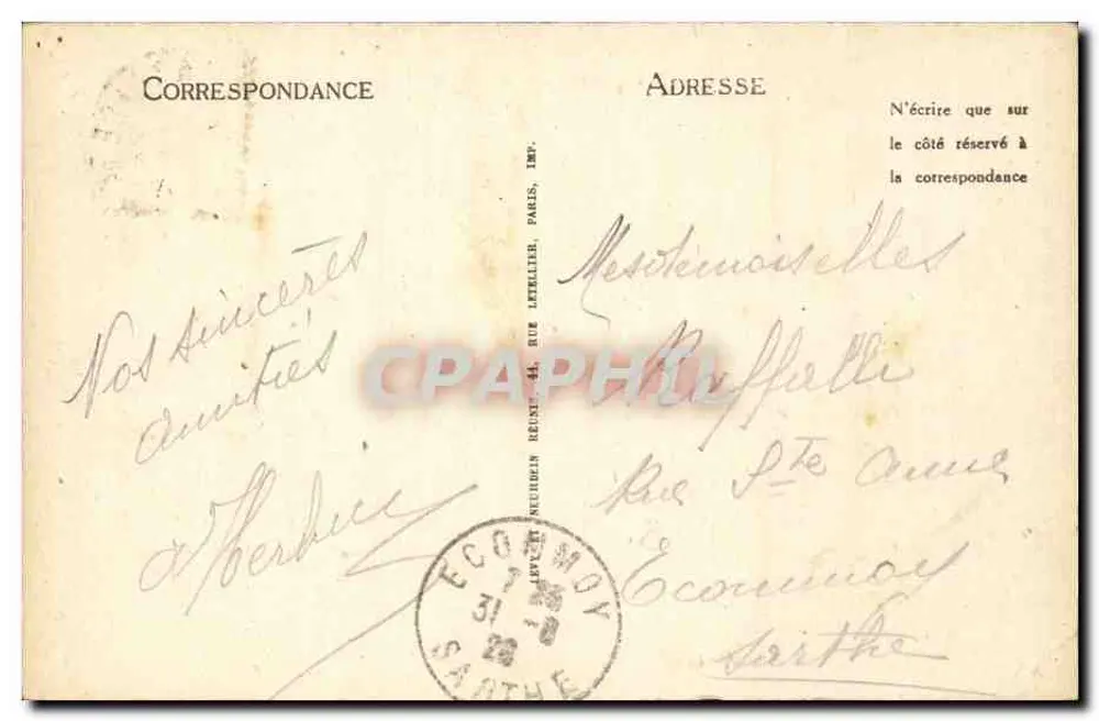 Saint-Nazaire — Boulevard de l'Océan — LL - Verso