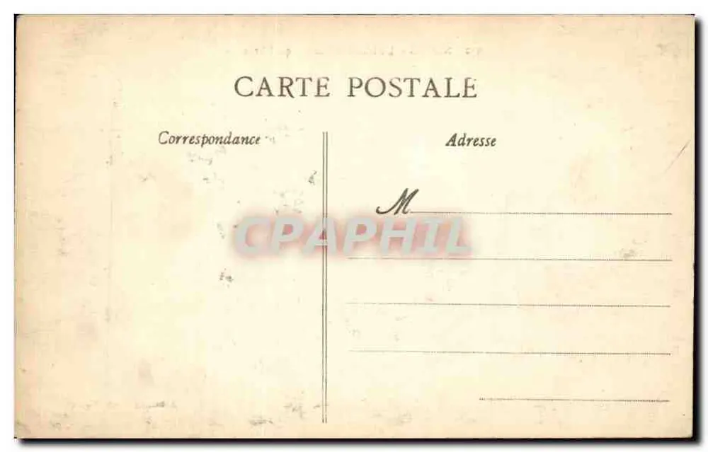 NANTES - Das Postamt, Quai Branças — Arlant N. 2418, Nantes - Rückseite
