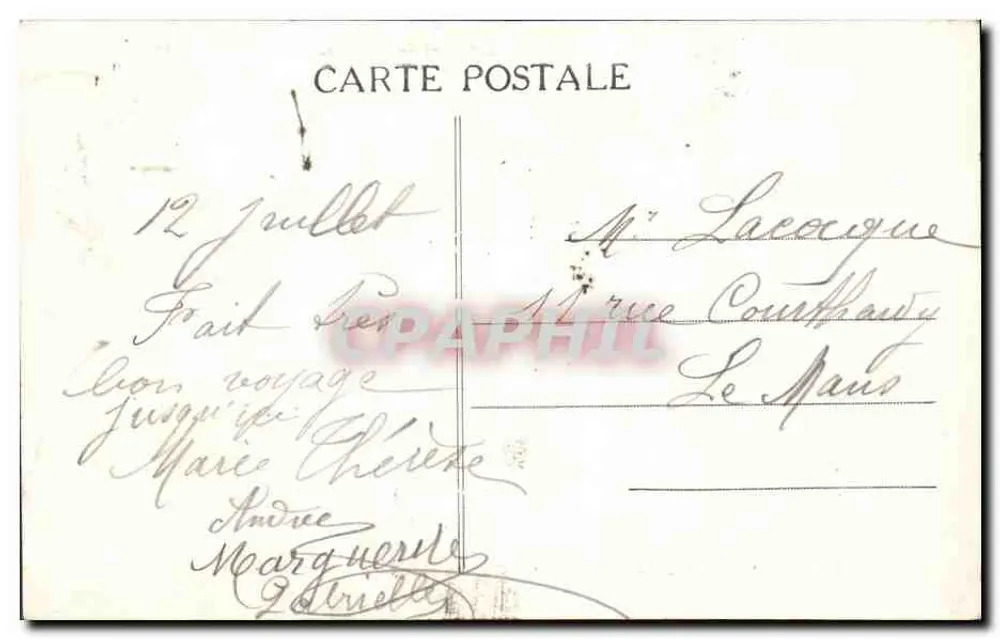 NANTES - O Castelo, a Entrada (século XV) — Coleção F. Chapeau, Nantes - 14º milhar - Verso