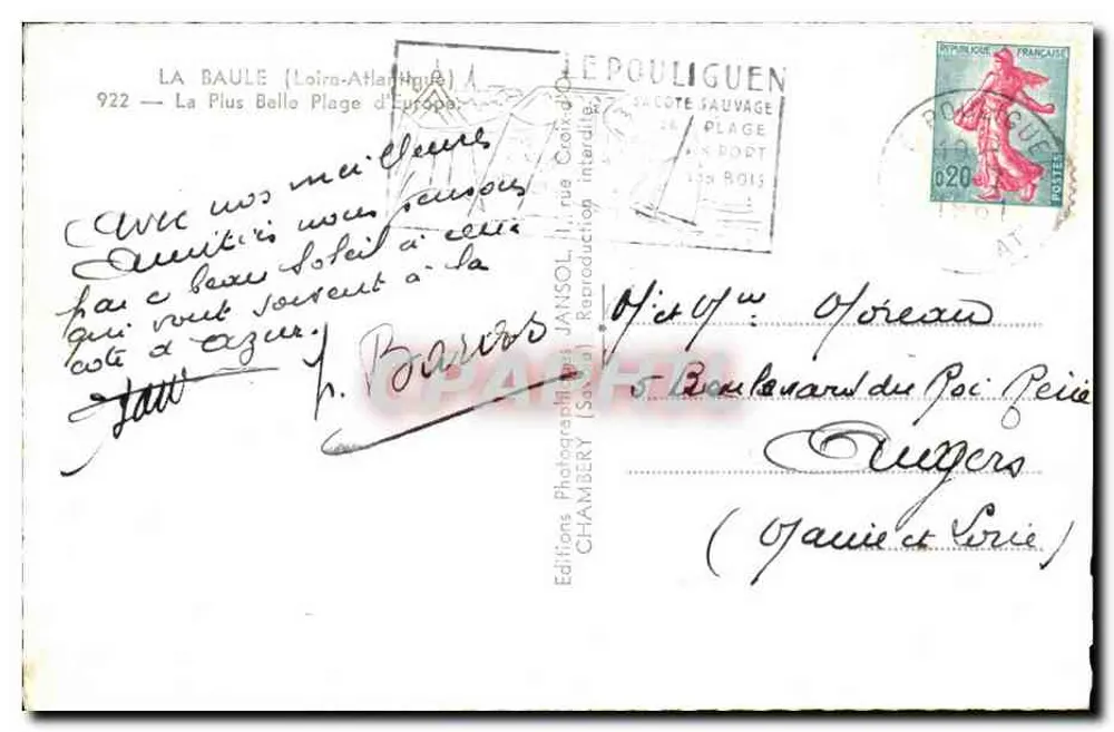 La Baule — A Mais Bela Praia da Europa — Éditions Jansol - Verso