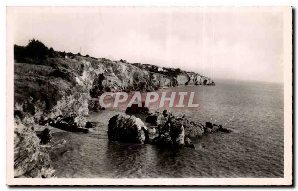 La Bernerie-en-Étretat — Blick auf die Klippen und den Strand — unbekannter Verleger, Nr. 40 - Vorderseite