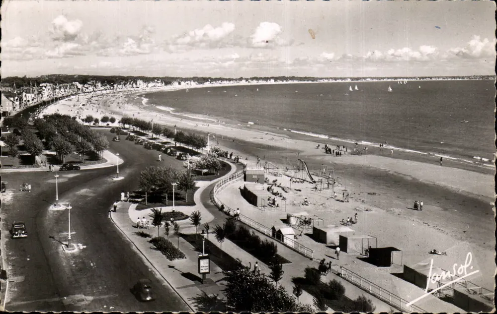 La Baule — Allgemeiner Blick auf den Strand und die Espiguette — Fotografische Ausgabe JANSOL - Vorderseite