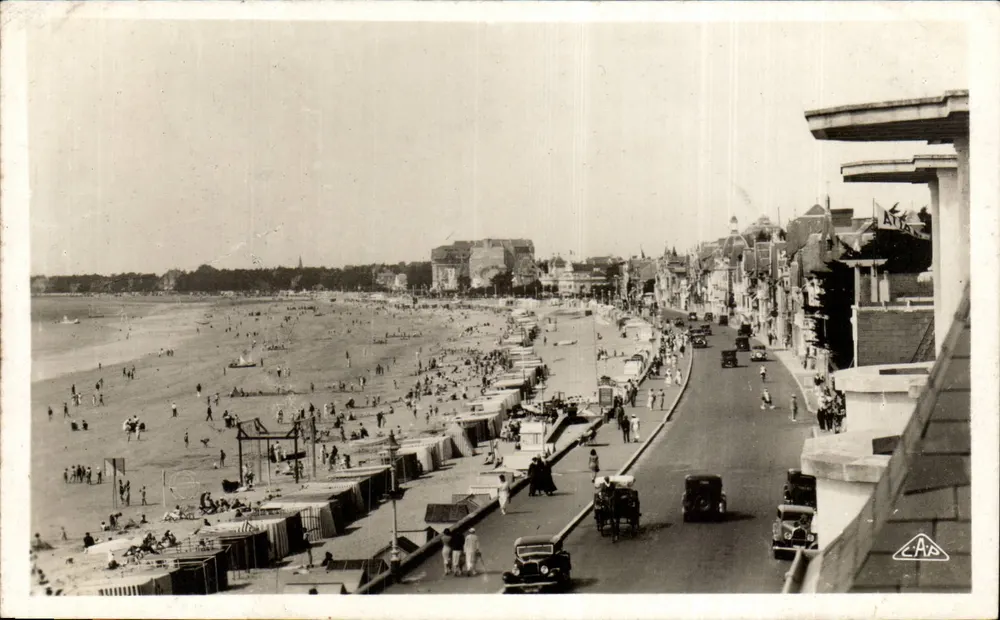 Boulevard de l'Océan - Blick Richtung Kasinos — La Baule — Verlag C.A.P. n°137 - Vorderseite