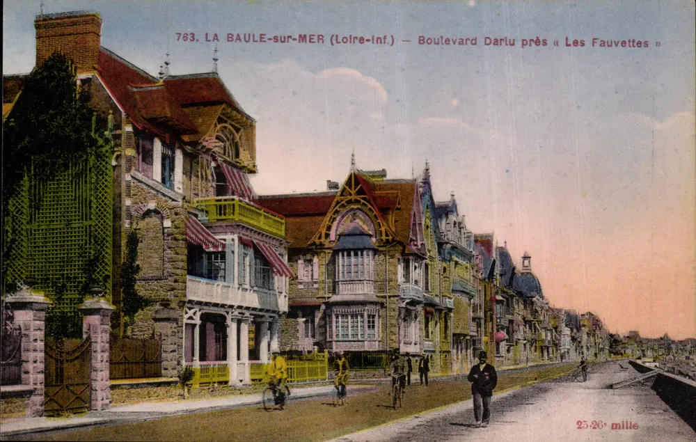 La Baule-sur-Mer (Loire-Inf.) — Boulevard Darlu in der Nähe von « Les Fauvettes » — Verlag Chapeau, n° 783 - Vorderseite
