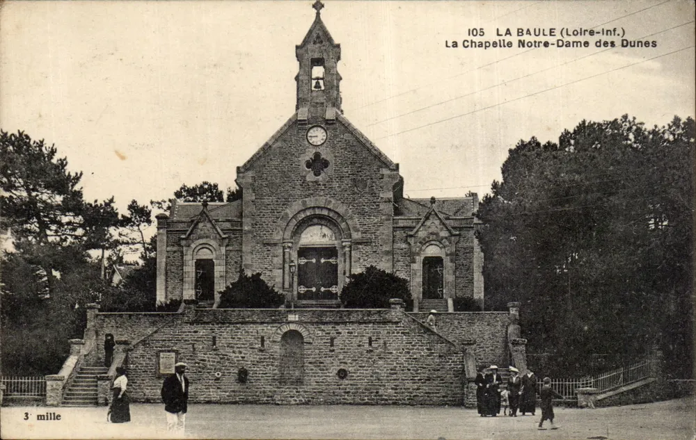Die Kapelle Notre-Dame des Dunes — La Baule (Loire-Inf.) — Nr. 105 - Vorderseite