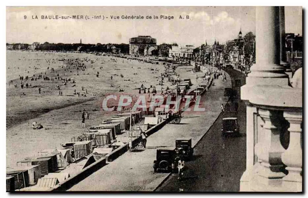 La Baule-sur-Mer (L.-Inf.) — Vista Geral da Praia — A. B. - Frente