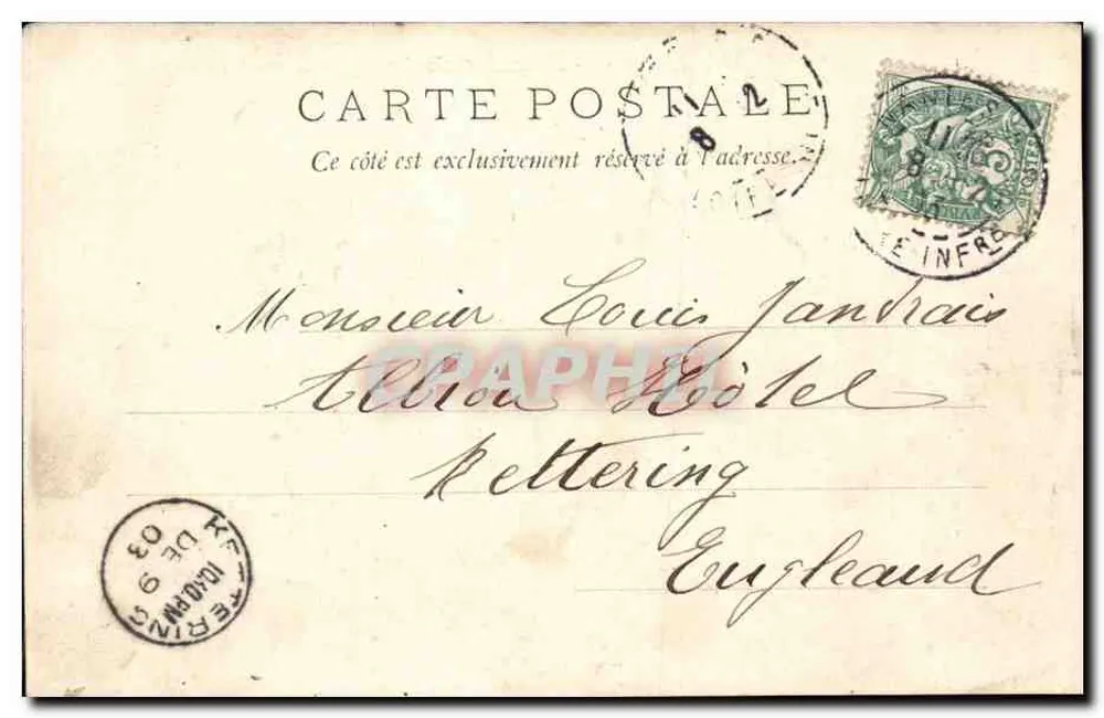 NANTES - Museu Dobrée — Fototipo Vasselier, Nantes - Verso