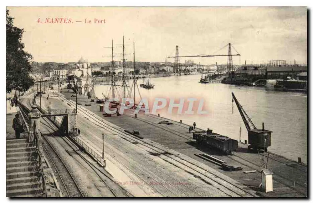 NANTES — O Porto — Gráfico da Compagnie Graphique de Nantes, n°4 - Frente