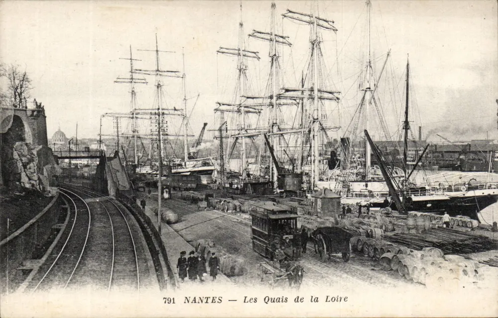 NANTES — Les Quais de la Loire — 791 - Vorderseite