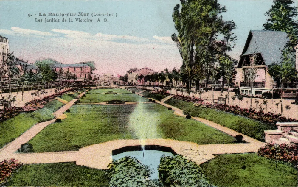 La Baule-sur-Mer (Loire-Inf.) — Die Gärten der Sieges — A. B. - Vorderseite
